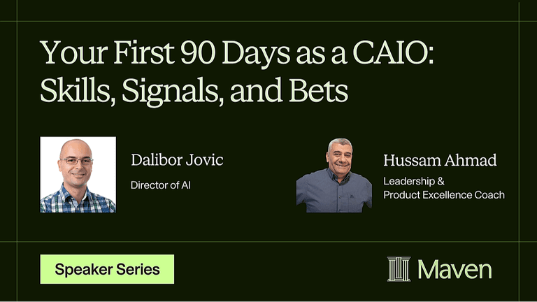 Your First 90 Days as a CAIO: Skills, Signals, and Bets cover image