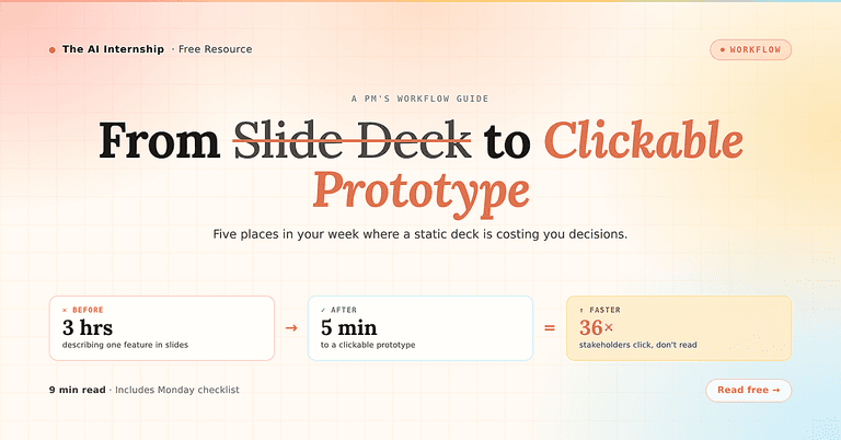 From Slide Deck to Clickable Prototype cover image